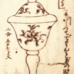 fig14: drawing of glass goblet